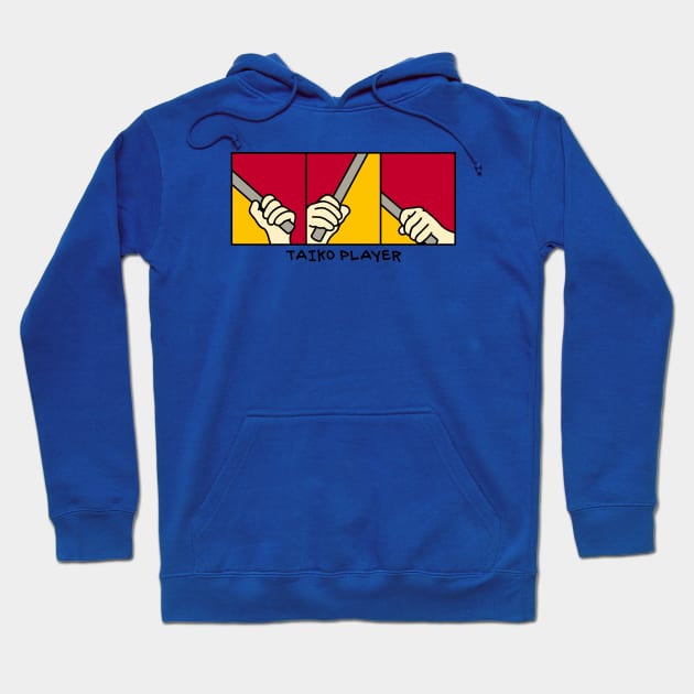 Taiko Drum Hands Hoodie by schlag.art